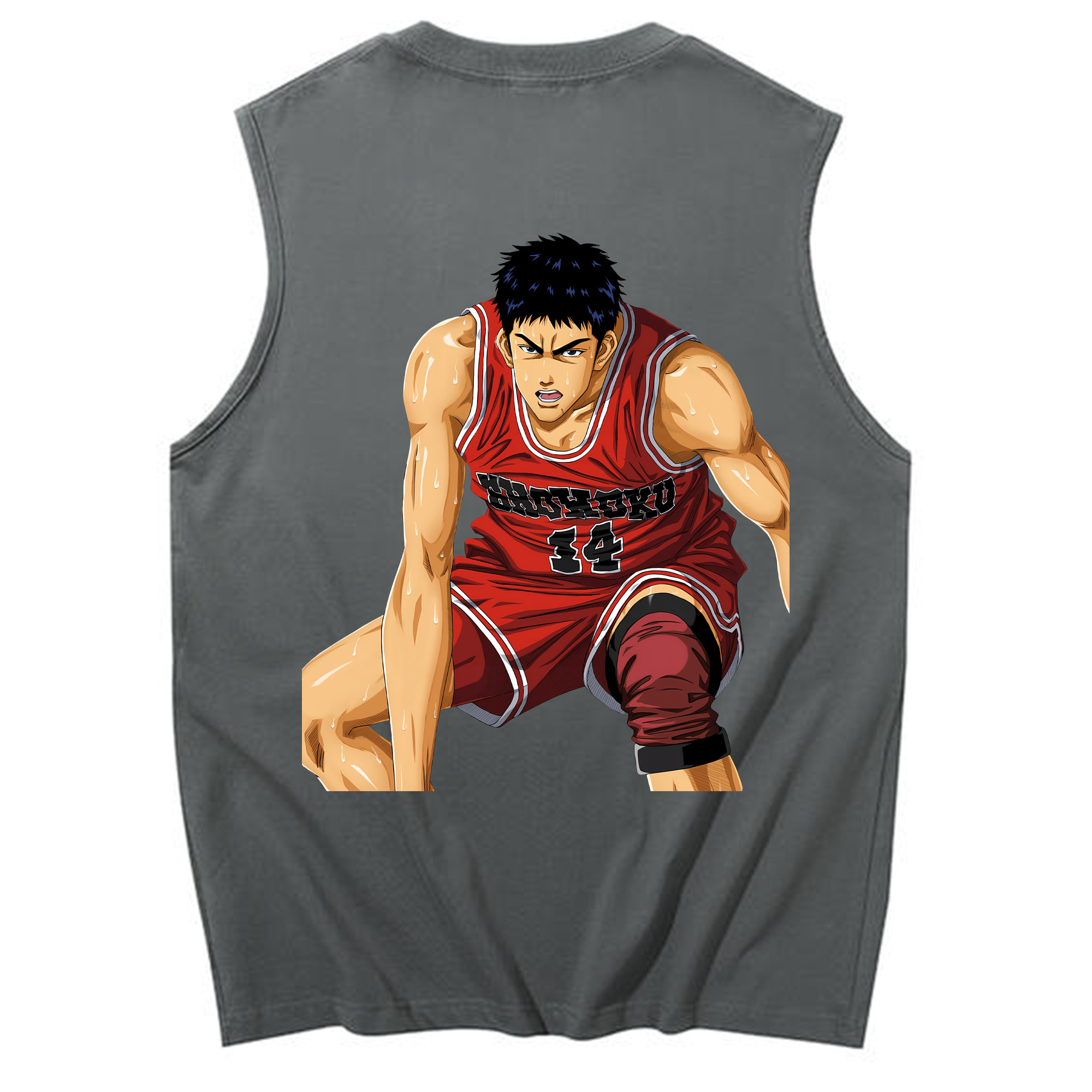 （画像用） SLAM DUNK／スラムダンク コットン100％タンクトップ（背面プリント）